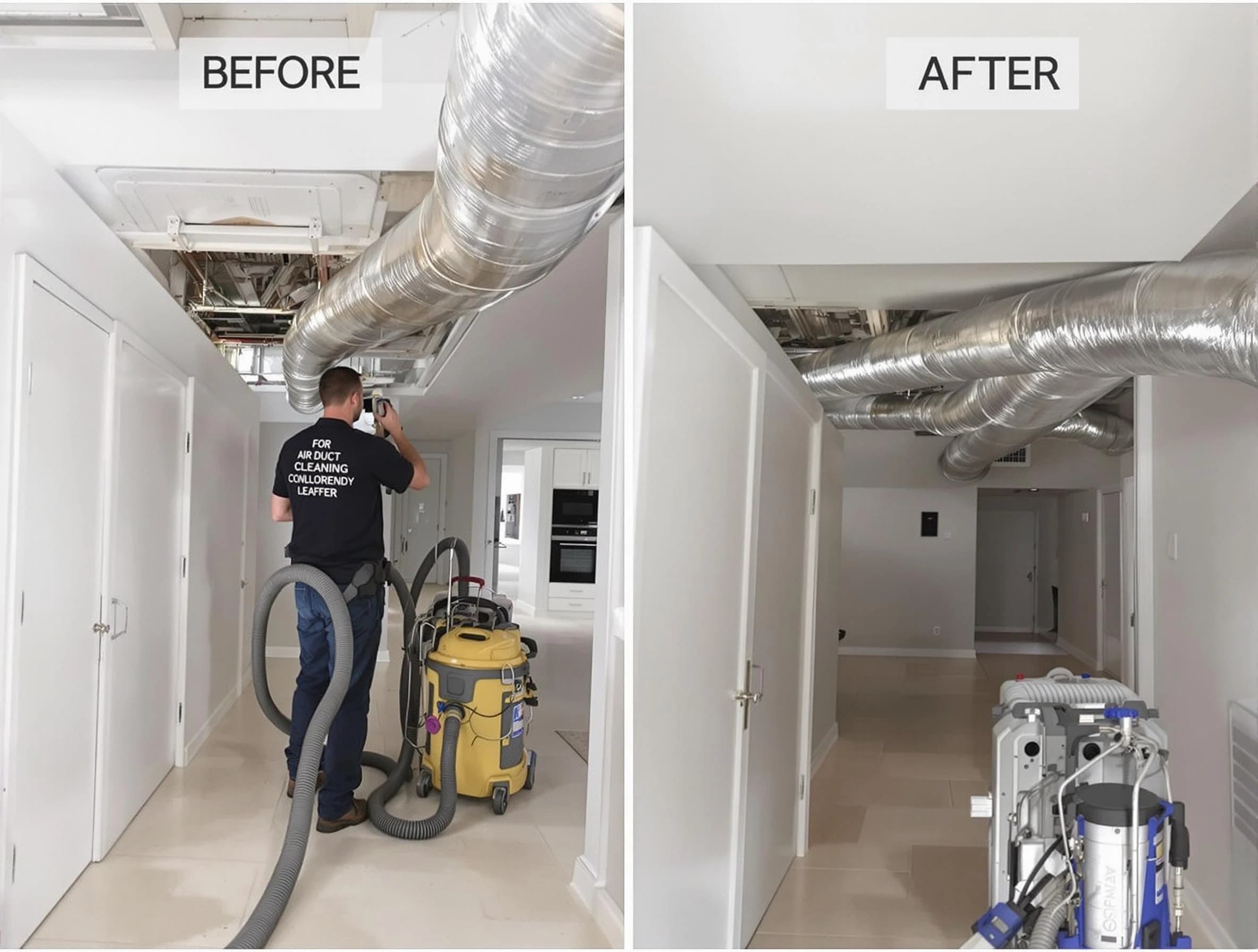 Stone Mountain Air Duct Cleaning professional performing thorough air duct cleaning in Stone Mountain