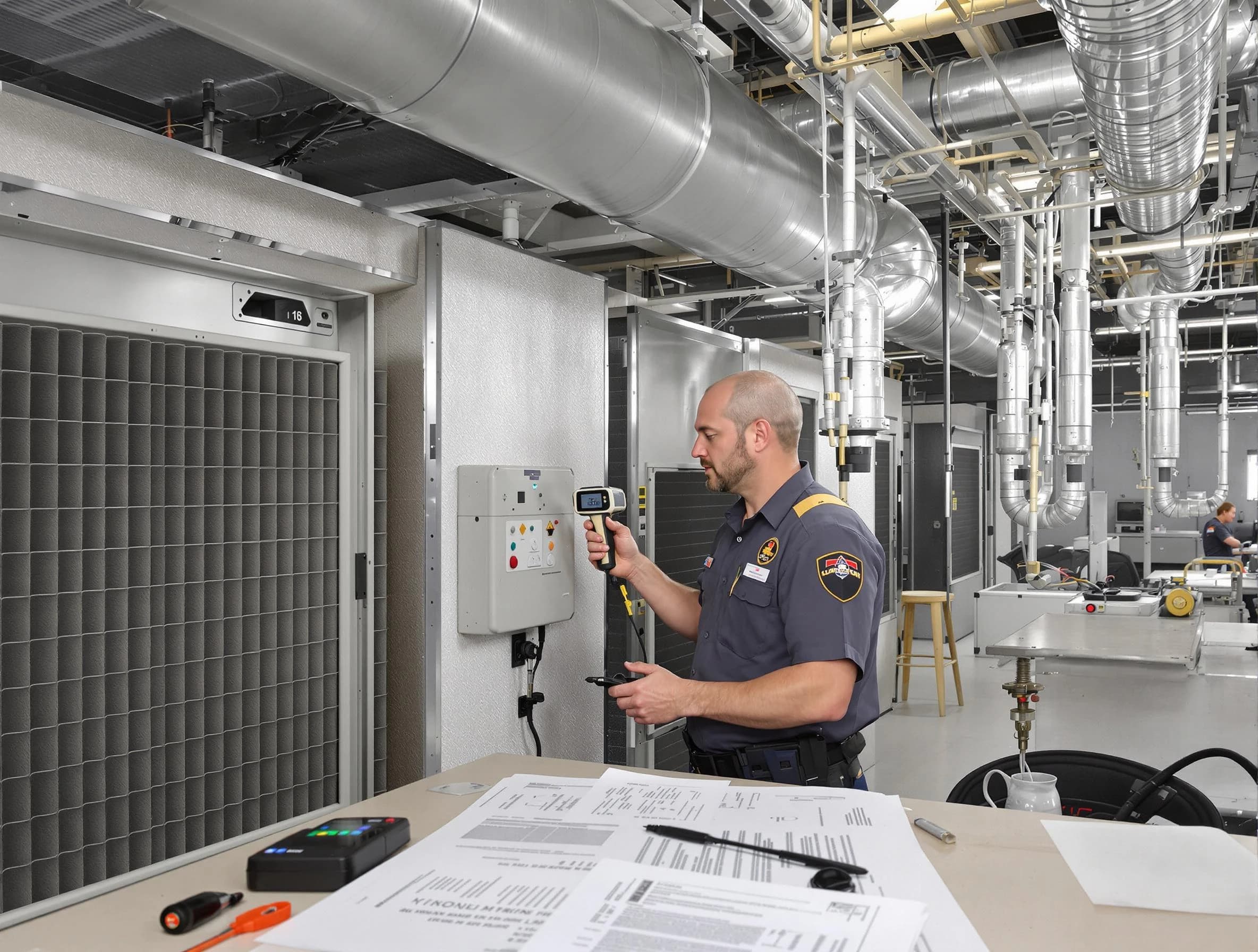 Professional filter system inspection by Stone Mountain Air Duct Cleaning in Stone Mountain