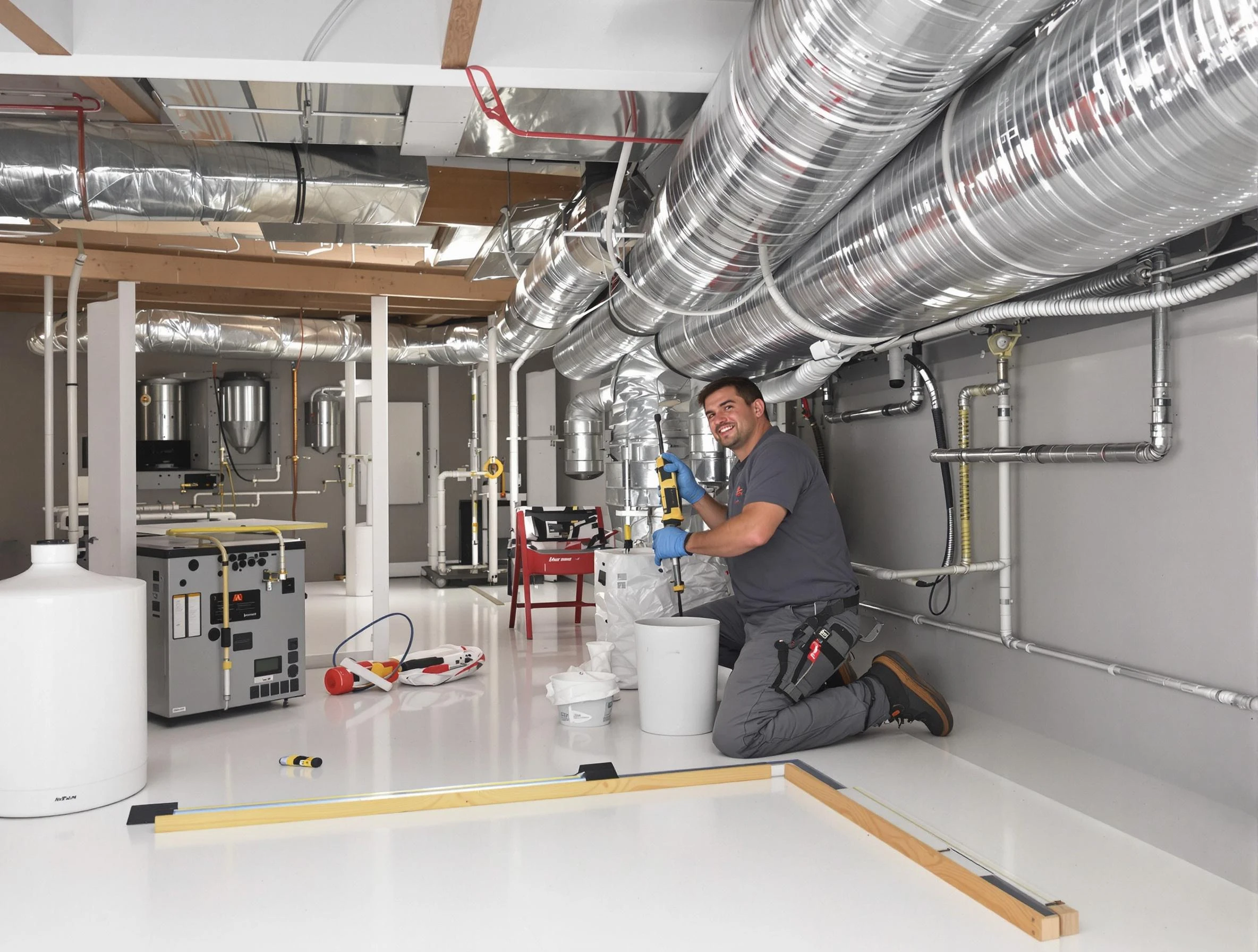 Professional duct sealing service by Stone Mountain Air Duct Cleaning in Stone Mountain