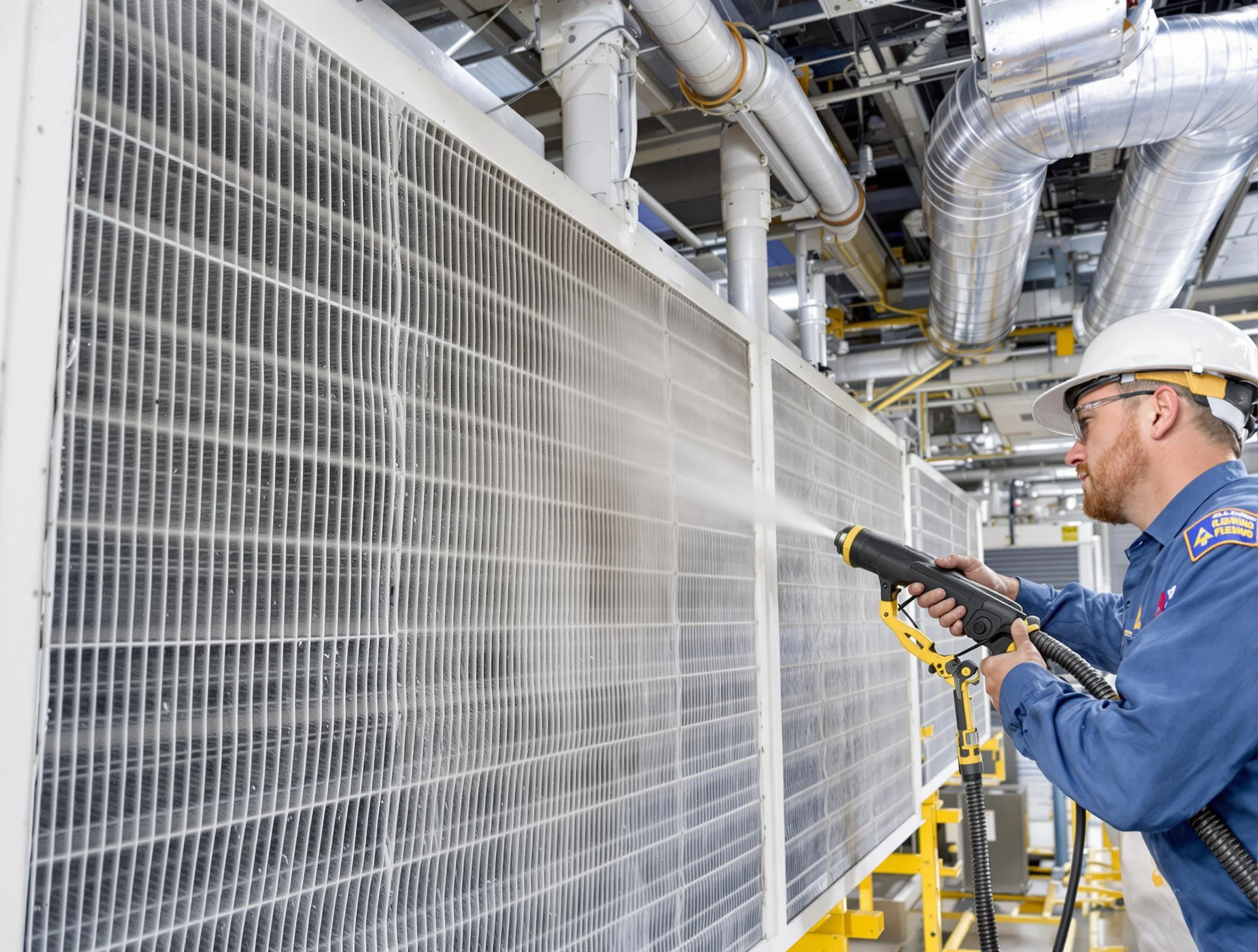 Professional commercial coil cleaning by Stone Mountain Air Duct Cleaning in Stone Mountain