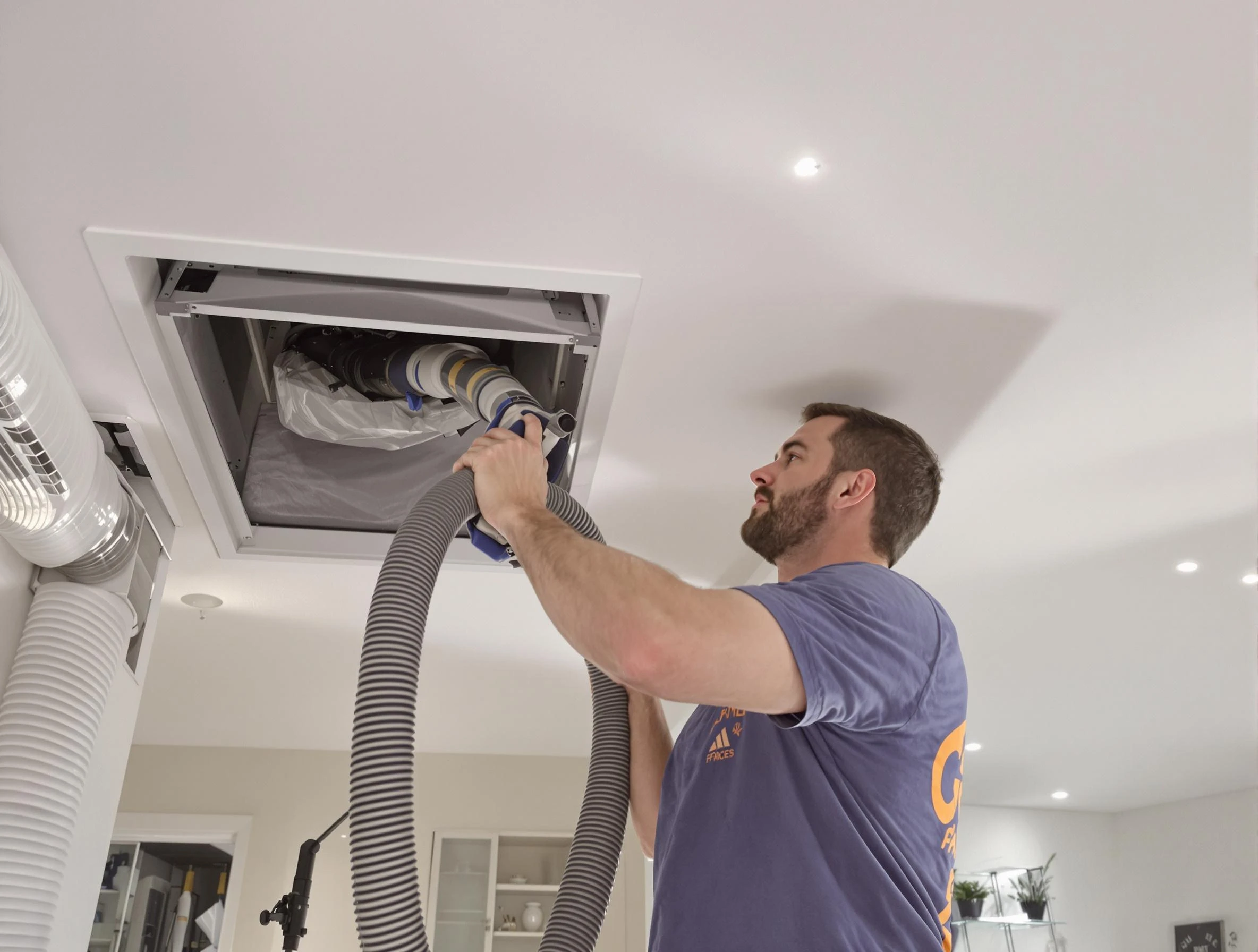 Precision indoor duct cleaning by Stone Mountain Air Duct Cleaning in Stone Mountain